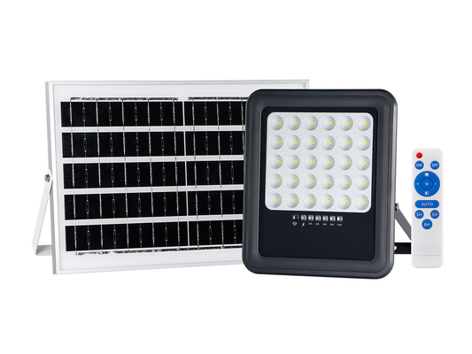 ABS 2700lm Solar Powered Floodlight IP65 Waterproof Ra 70 With PIR Sensor