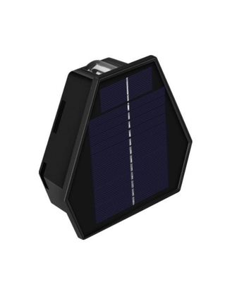 ABS PC IP54 6500K Solar Powered Garden Lights RGB Black Solar Wall