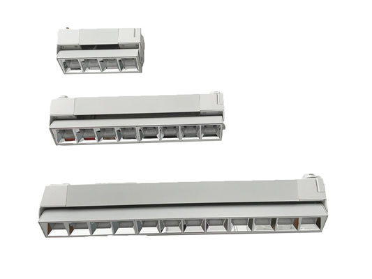 80lm/W IP20 Linear LED Track Light , 6500K Adjustable Track Lighting White