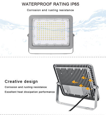 Alu PF0.9 SMD2835 Outdoor LED Flood Lights , 100lm/W Led Garden Flood Light