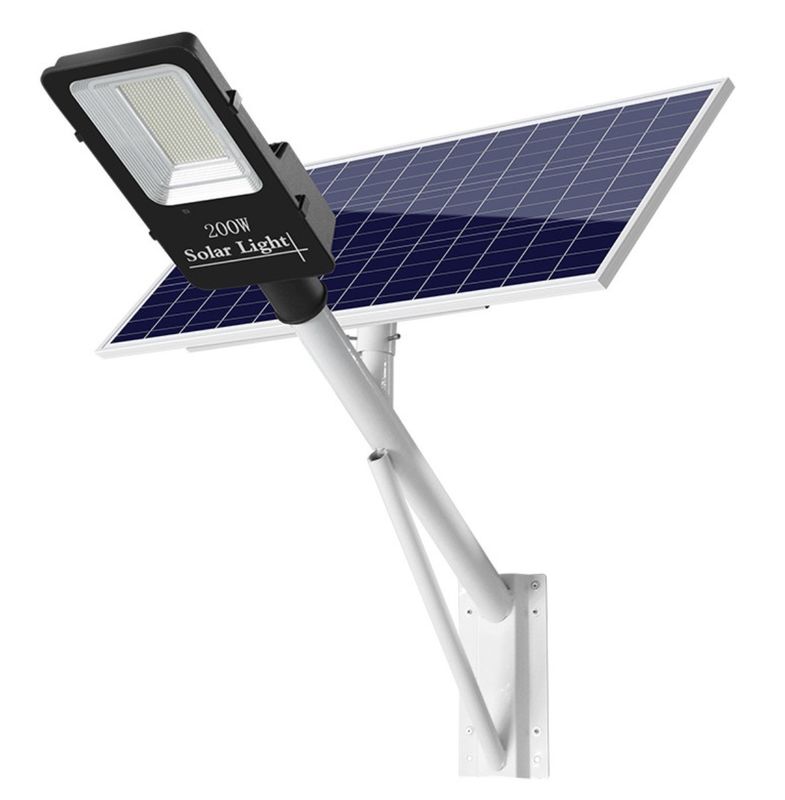 60W 1300LM Solar Powered LED Street Lights 5000mA For Garden