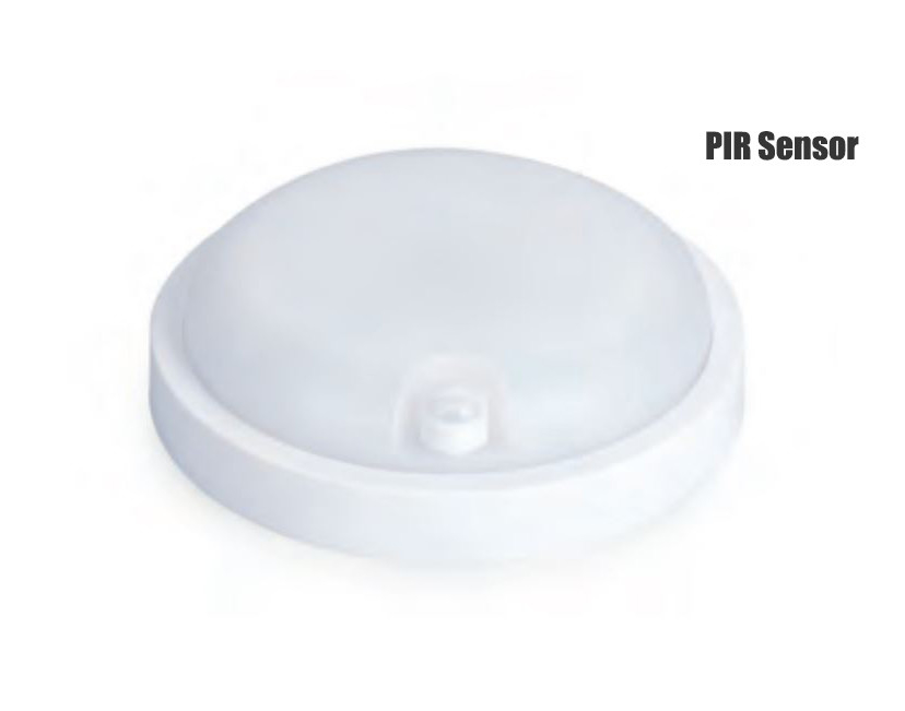 IP54 Outdoor Surface Mounted PIR LED Bulkhead Light